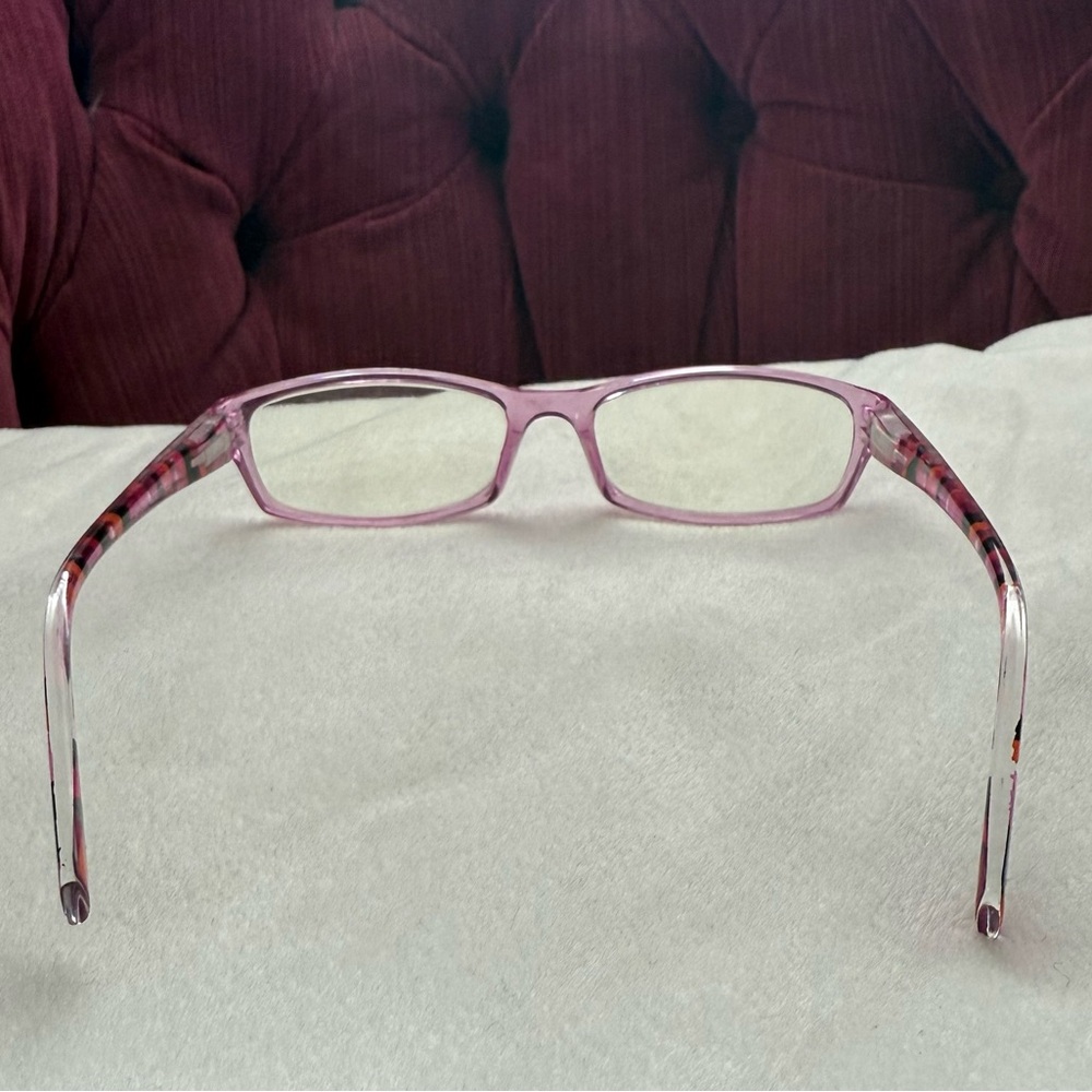Pink Patterned Eyeglasses - Picture 11 of 15